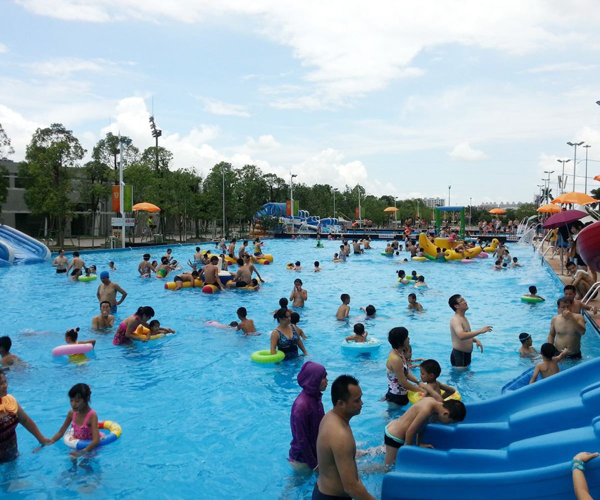 taman air tiup standar atas top standard inflatable water park
